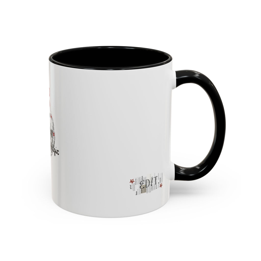 Caffeine + Confidence= Christmas Magic- Coffee Mug