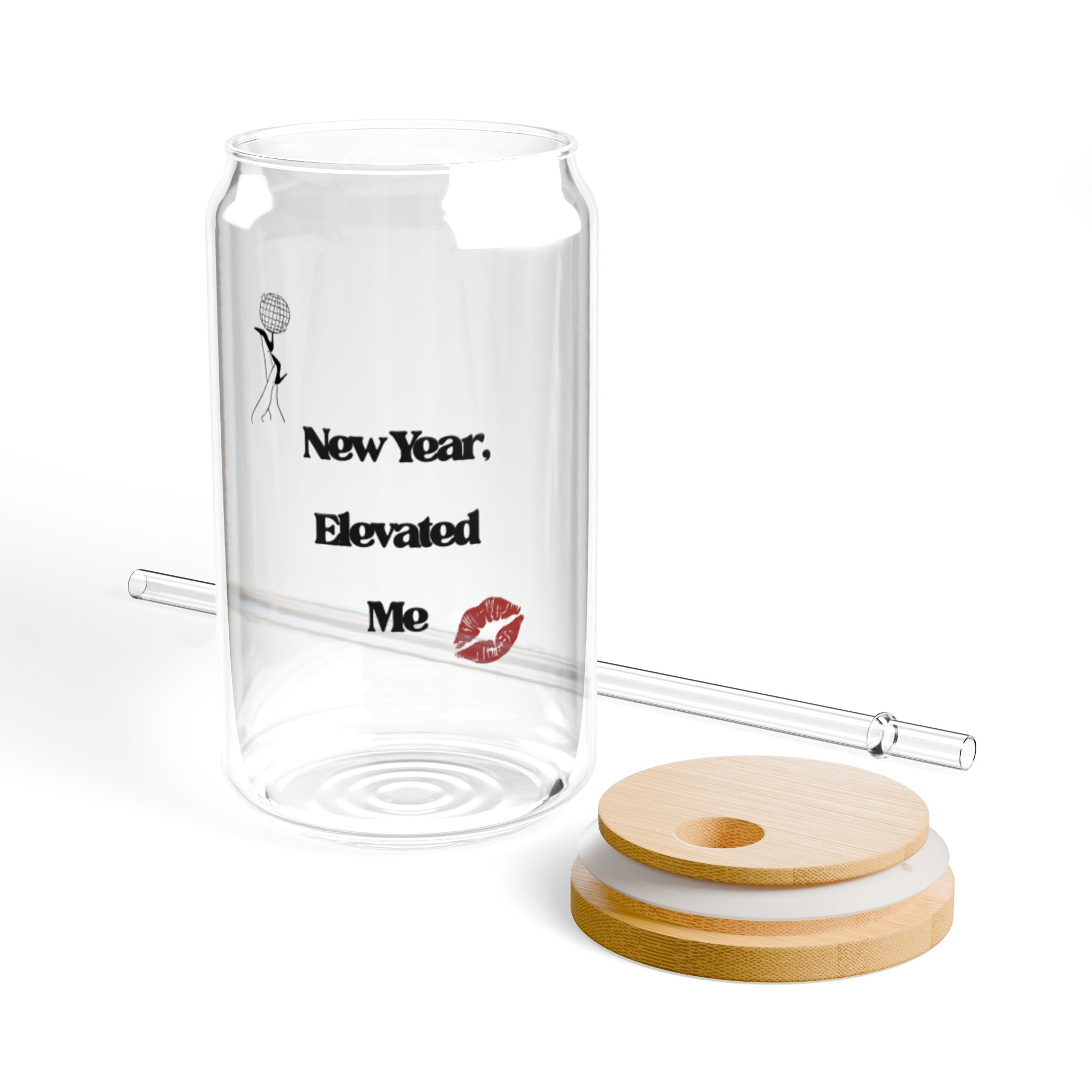 New Year, New Me –  Glass Cup