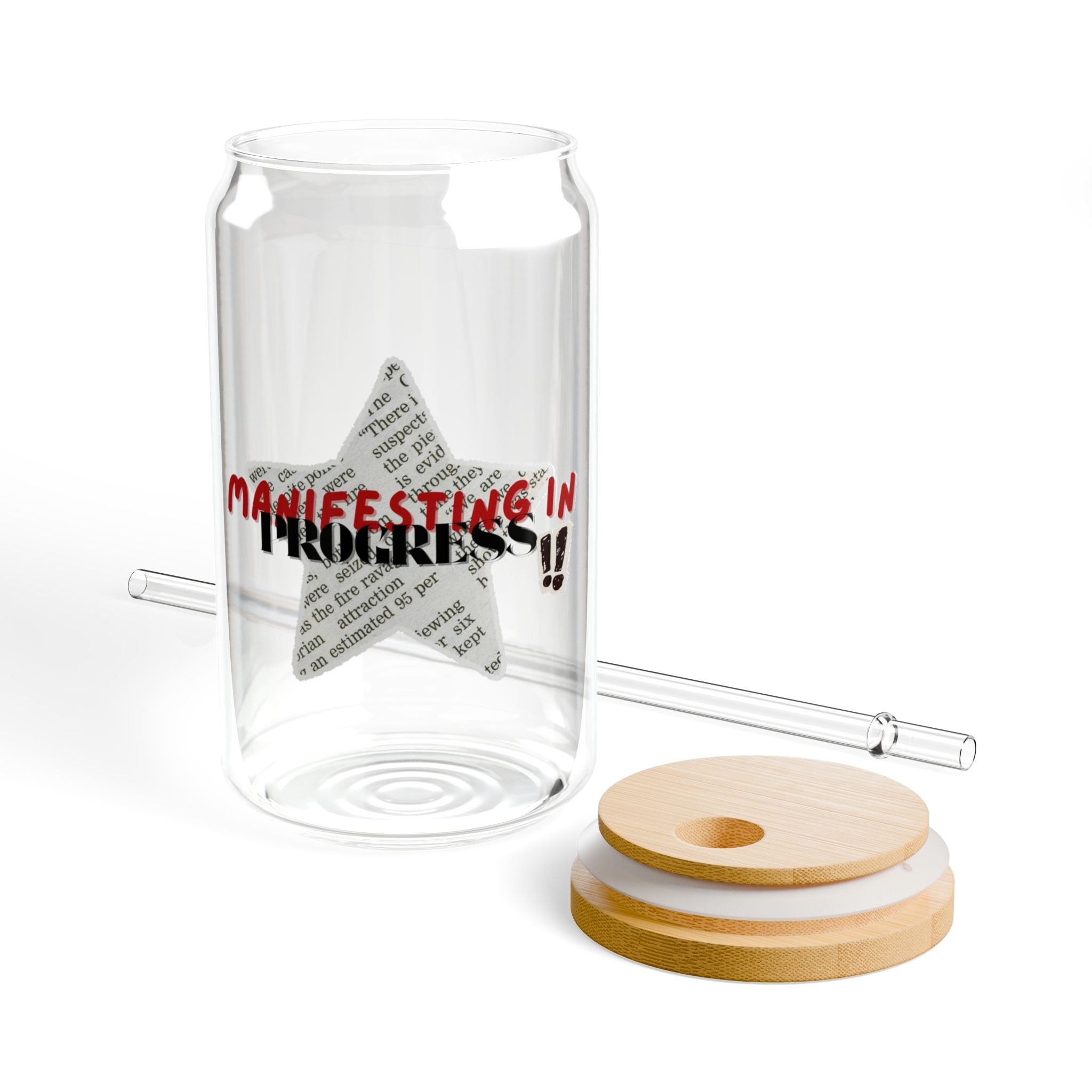 Manifest in Progress  – Glass Cup